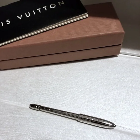 VintageLouis Vuitton Palladium Bille Ballpoint Pen Stylo Agenda PM